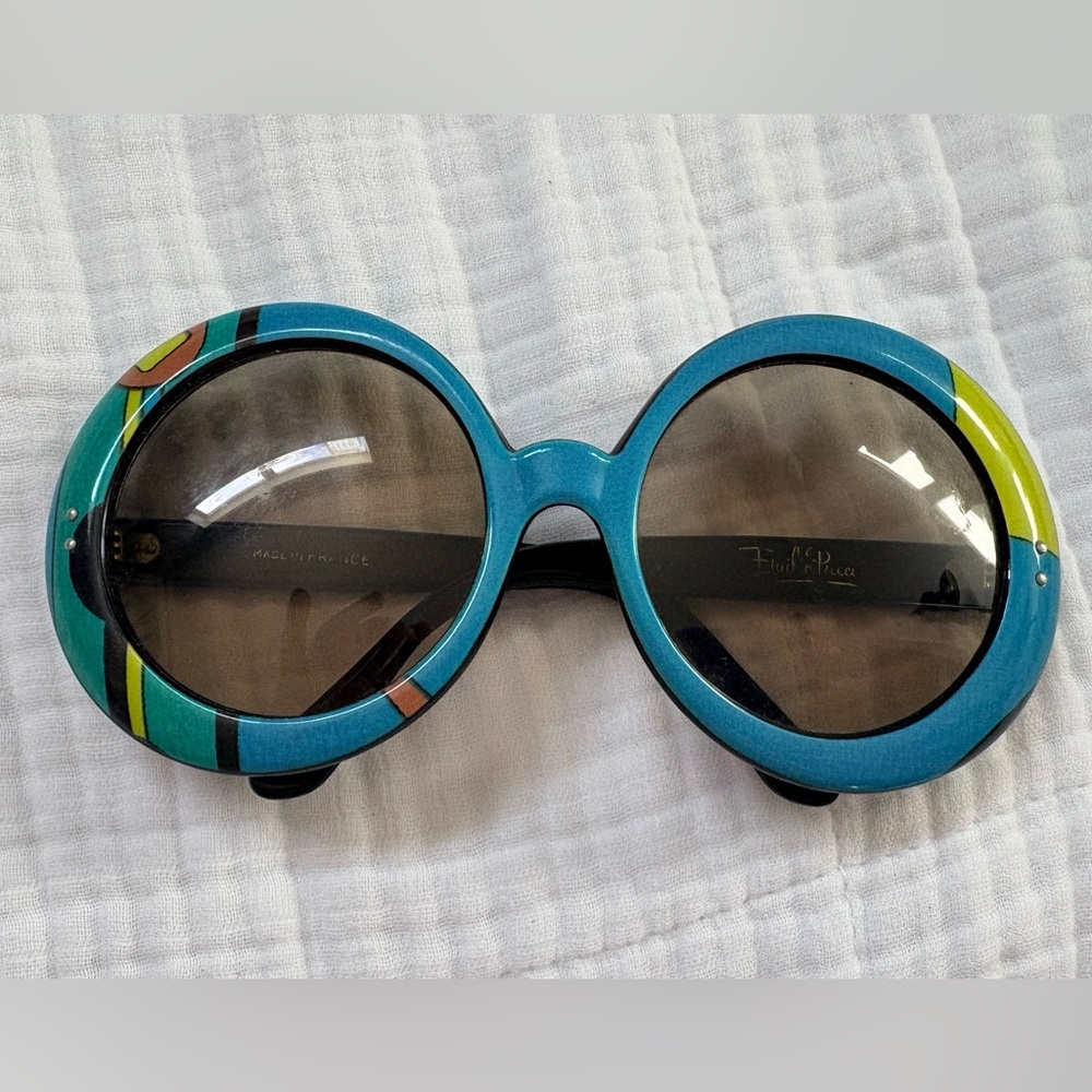 Emilio Pucci 60s Groovy Sunglasses - Picture 3 of 6